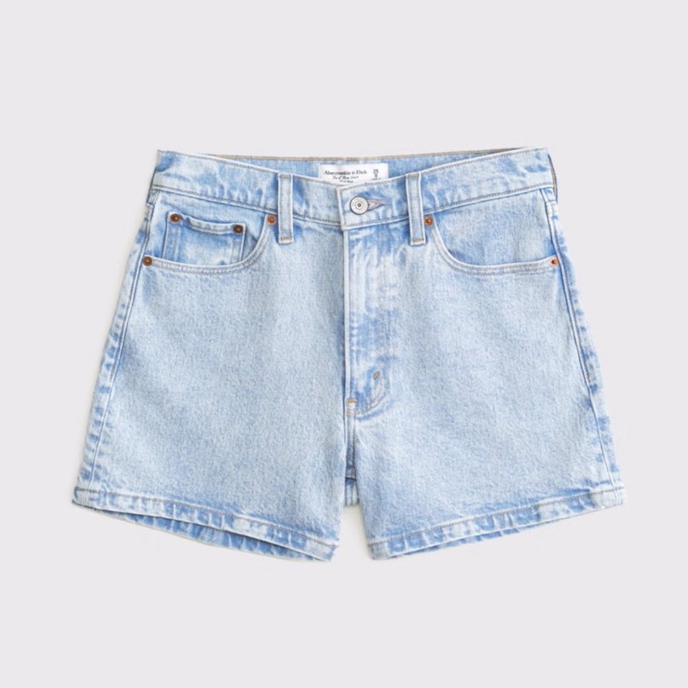 Abercrombie High Rise Mom Short
